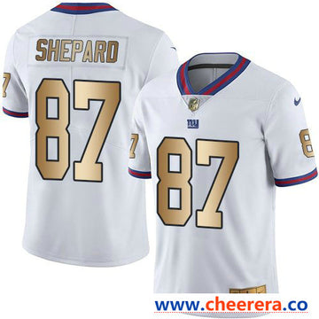 Nike Sterling Shepard New York Giants white Color Rush jersey