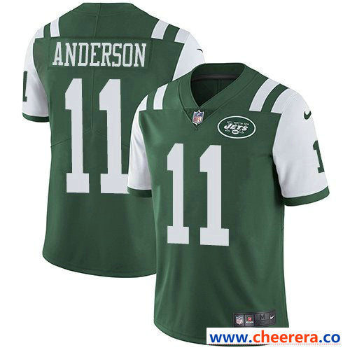Nike Robby Anderson New York Jets green Vapor jersey