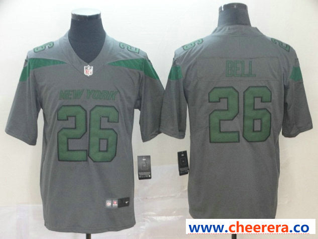Nike Le'Veon Bell New York Jets gray Inverted Legend jersey