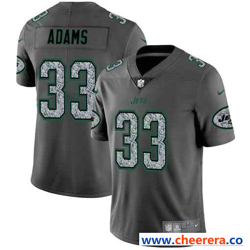Nike Jamal Adams New York Jets gray Fashion Static jersey