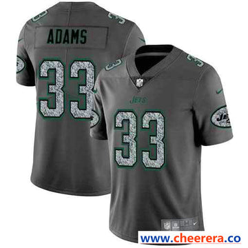 Nike Jamal Adams New York Jets gray Fashion Static jersey