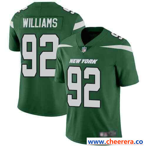 Nike Leonard Williams New York Jets green Vapor jersey