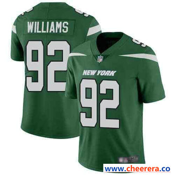 Nike Leonard Williams New York Jets green Vapor jersey