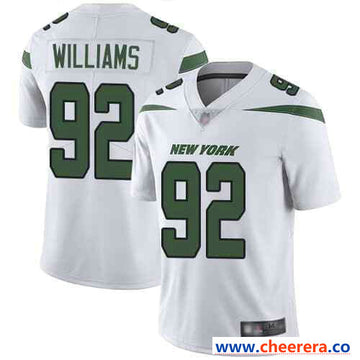 Nike Leonard Williams New York Jets white Vapor jersey