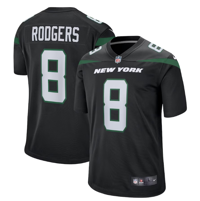 Nike New York Jets black Vapor jersey