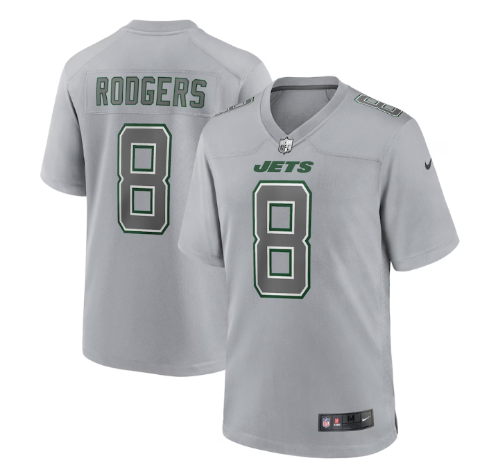Nike New York Jets gray Vapor jersey
