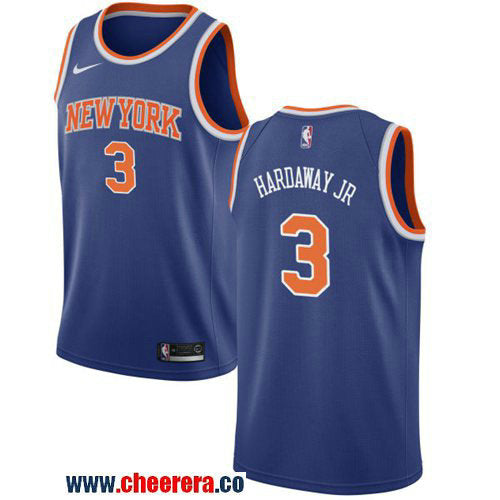 Nike Tim Hardaway Jr New York Knicks blue jersey