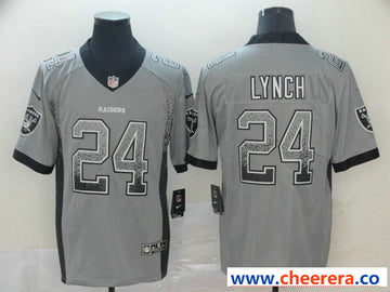 Nike Marshawn Lynch Las Vegas Raiders gray Limited jersey