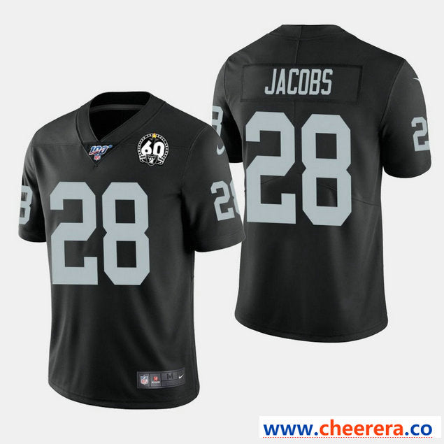 Nike Josh Jacobs Las Vegas Raiders black Vapor jersey