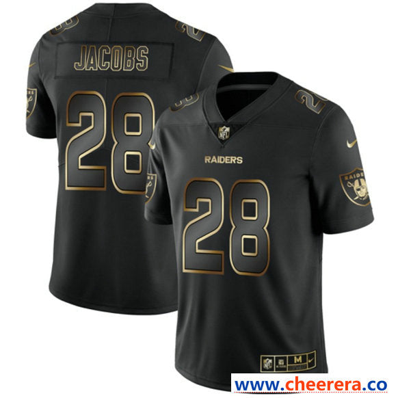 Nike Josh Jacobs Las Vegas Raiders black Vapor jersey