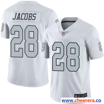 Nike Josh Jacobs Las Vegas Raiders white Color Rush jersey