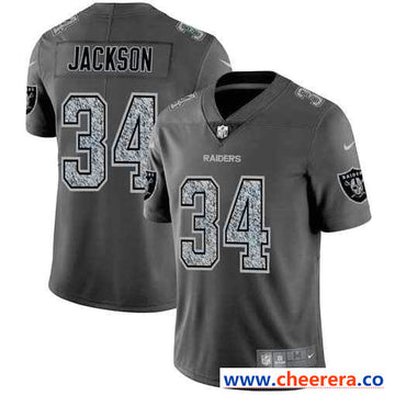 Nike Bo Jackson Las Vegas Raiders gray Fashion Static jersey