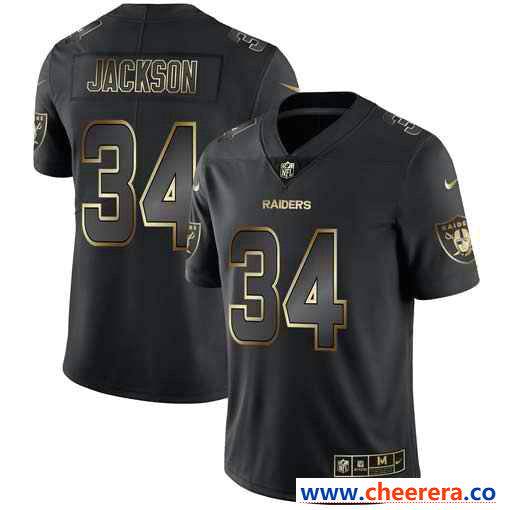 Nike Bo Jackson Las Vegas Raiders black Vapor jersey