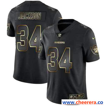 Nike Bo Jackson Las Vegas Raiders black Vapor jersey