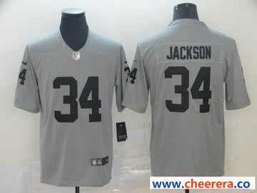 Nike Bo Jackson Las Vegas Raiders gray Inverted Legend jersey