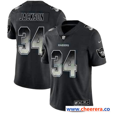 Nike Bo Jackson NFL Las Vegas Raiders black Pro Line jersey