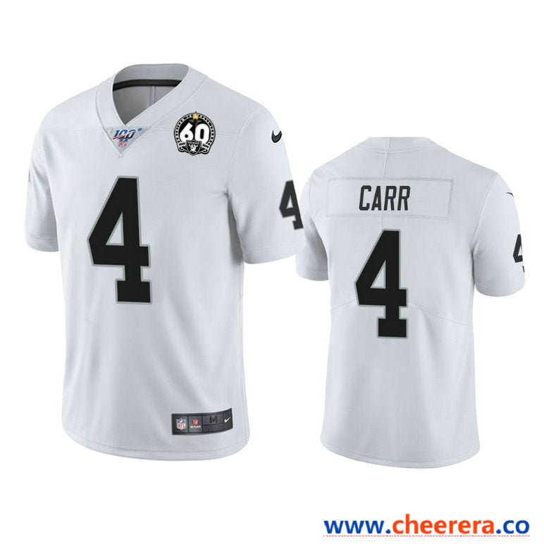 Nike Derek Carr Las Vegas Raiders white Vapor jersey