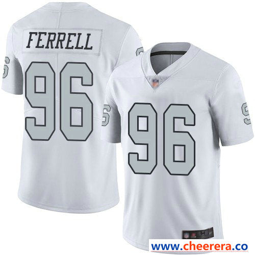 Nike Clelin Ferrell Las Vegas Raiders white Color Rush jersey