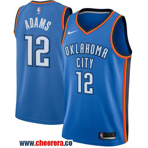 Nike Steven Adams Oklahoma City Thunder blue jersey