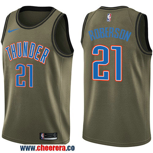 Nike Andre Roberson Oklahoma City Thunder green Salute To Service jersey