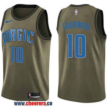 Nike Evan Fournier Orlando Magic green Salute To Service jersey