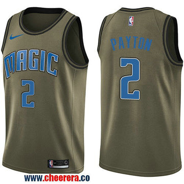 Nike Elfrid Payton Orlando Magic green Salute To Service jersey