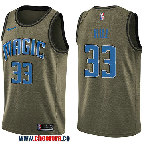 Nike Grant Hill Orlando Magic green Salute To Service jersey
