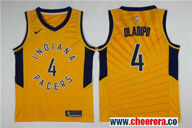 Nike Victor Oladipo Indiana Pacers gold jersey