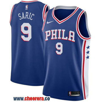 Nike Dario Saric Philadelphia 76ers blue jersey