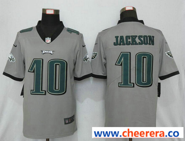 Nike DeSean Jackson Philadelphia Eagles silver Inverted Legend jersey