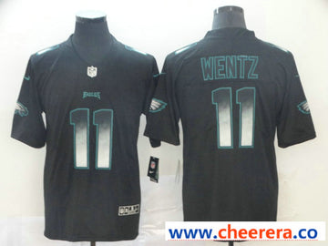 Nike Carson Wentz Philadelphia Eagles black Vapor jersey