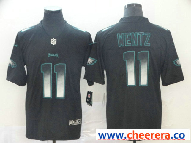 Nike Carson Wentz Philadelphia Eagles black Vapor jersey
