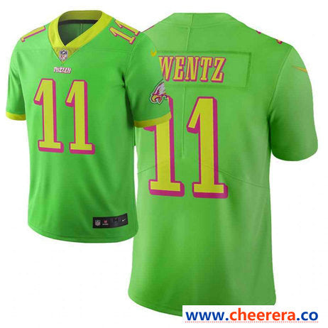 Nike Carson Wentz Philadelphia Eagles green Limited jersey
