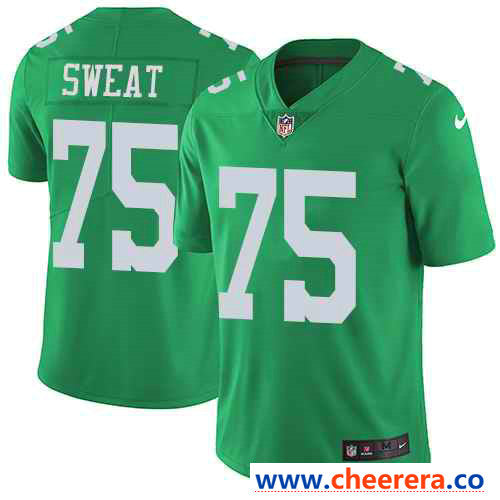 Nike Josh Sweat Philadelphia Eagles green Color Rush jersey