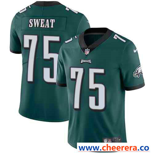 Nike Josh Sweat Philadelphia Eagles green Vapor jersey