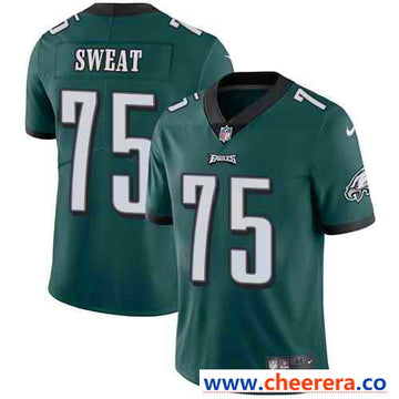 Nike Josh Sweat Philadelphia Eagles green Vapor jersey