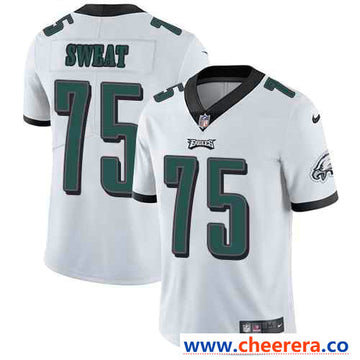 Nike Josh Sweat Philadelphia Eagles white Vapor jersey