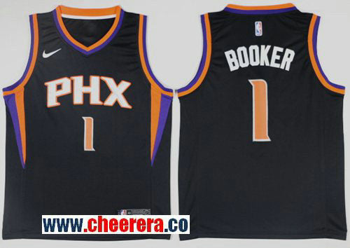Nike Devin Booker Phoenix Suns black jersey