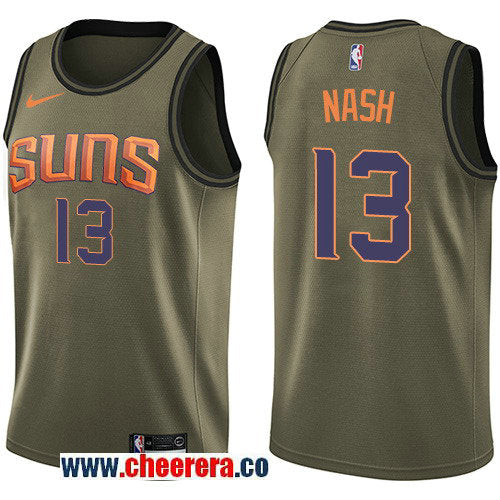 Nike Steve Nash Phoenix Suns green Salute To Service jersey