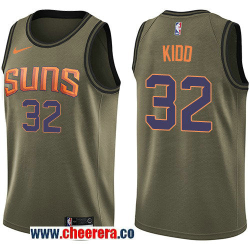 Nike Jason Kidd Phoenix Suns green Salute To Service jersey