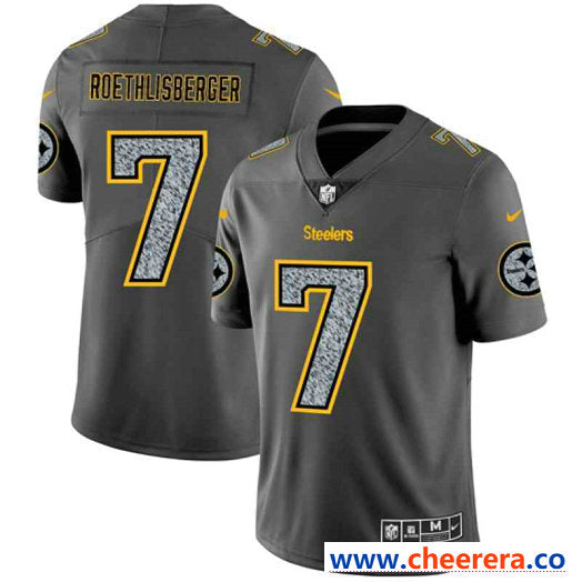 Nike Pittsburgh Steelers gray Fashion Static jersey