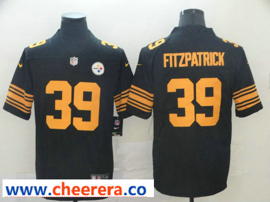 Nike Minkah Fitzpatrick Pittsburgh Steelers black Color Rush jersey
