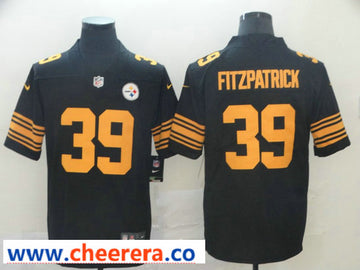 Nike Minkah Fitzpatrick Pittsburgh Steelers black Color Rush jersey
