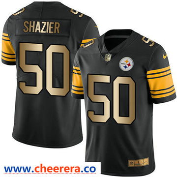 Nike Ryan Shazier Pittsburgh Steelers black Color Rush jersey