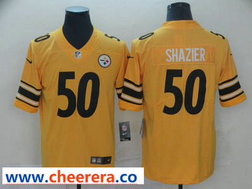 Nike Ryan Shazier Pittsburgh Steelers gold Inverted Legend jersey