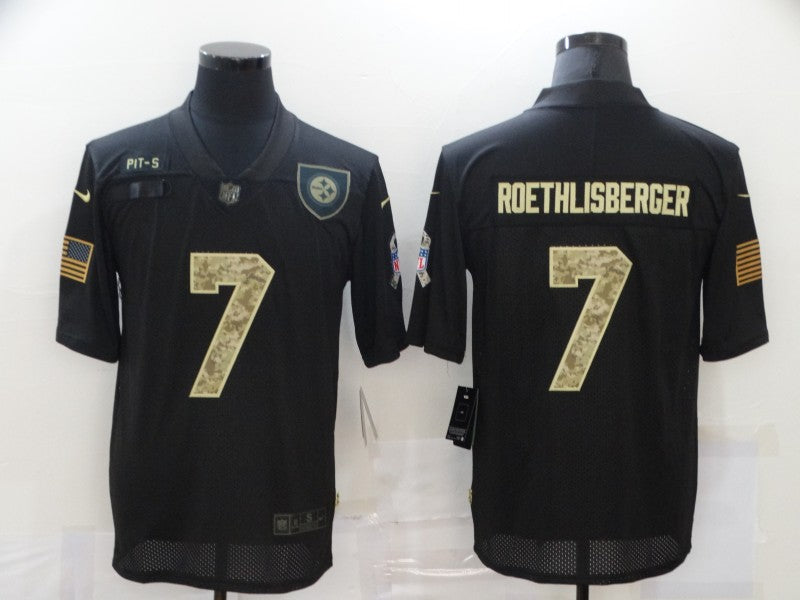 Nike Ben Roethlisberger Pittsburgh Steelers black Salute To Service jersey