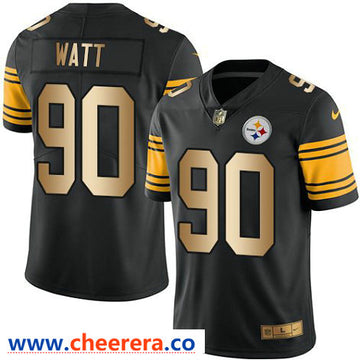 Nike T.J. Watt Pittsburgh Steelers black Color Rush jersey