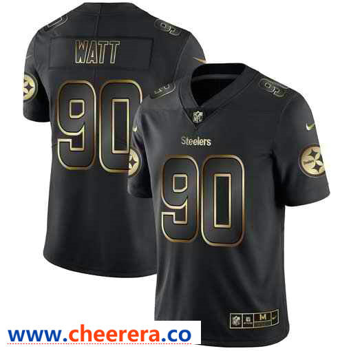 Nike T.J. Watt Pittsburgh Steelers black Vapor jersey