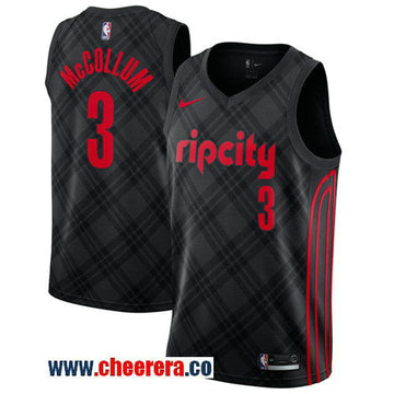 Nike C.J. McCollum Portland Trail Blazers black jersey