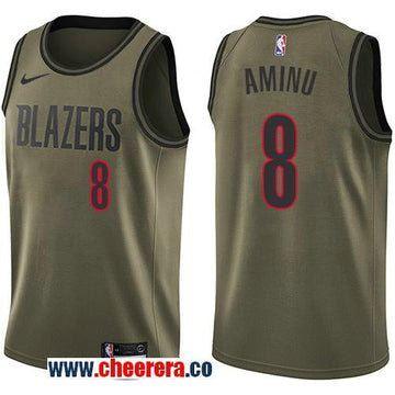 Nike Al-Farouq Aminu Portland Trail Blazers green Salute To Service jersey